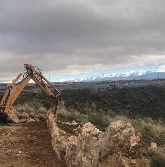 excavadora charches excavacion movimientos tierra agicola agricolas guadix